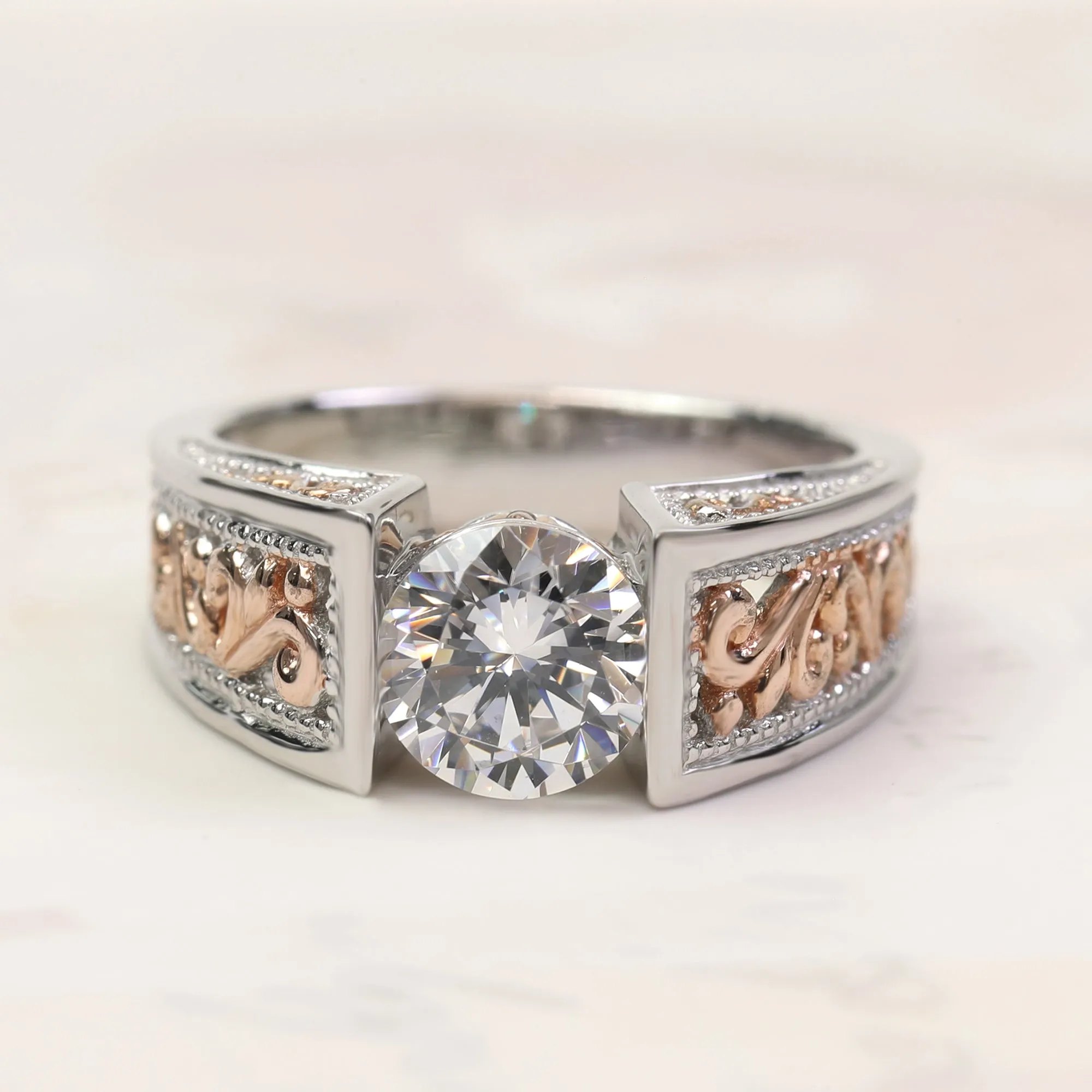 1.25 CT Vintage Edwardian Engagement Ring