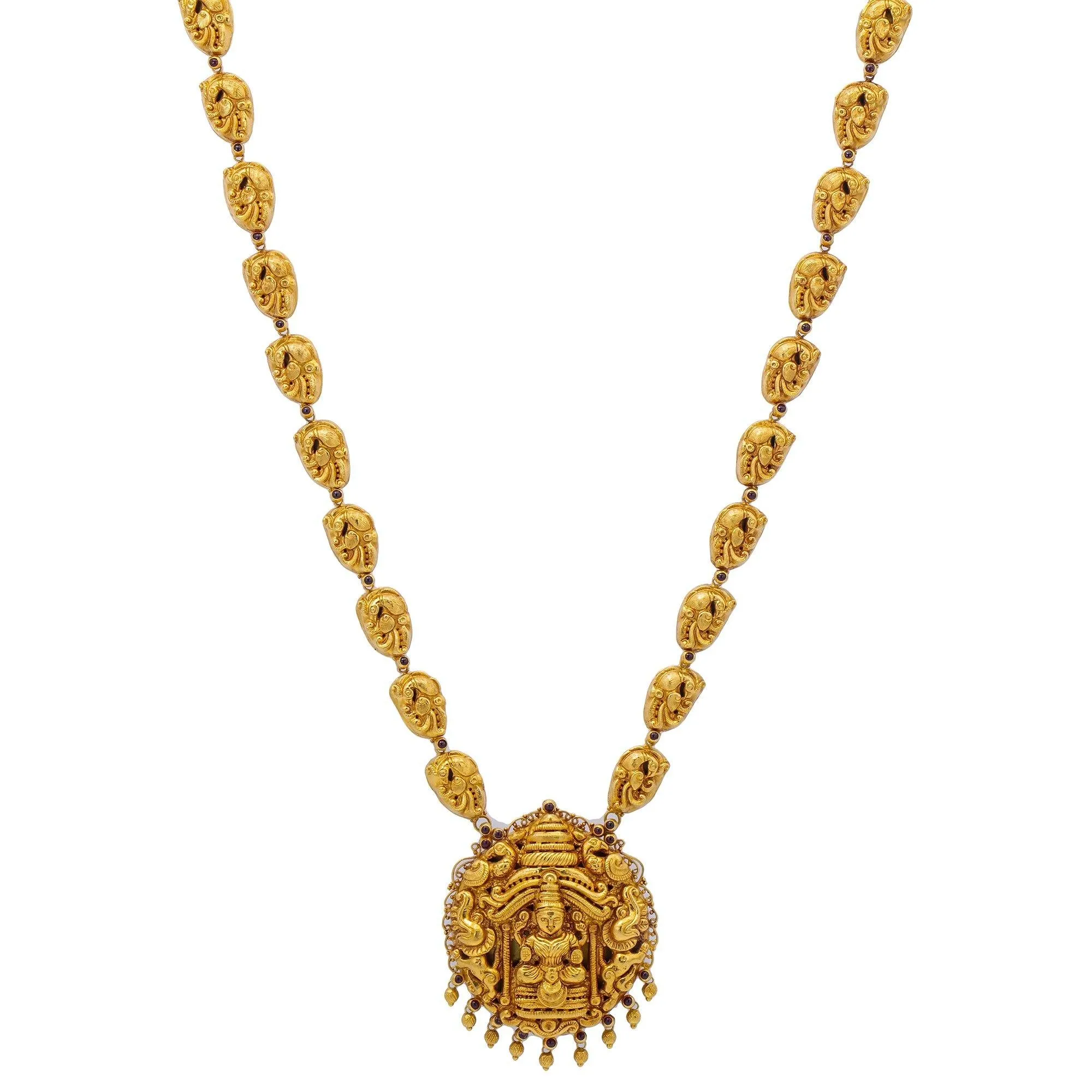 22K Gold Vilina Laxmi Necklace