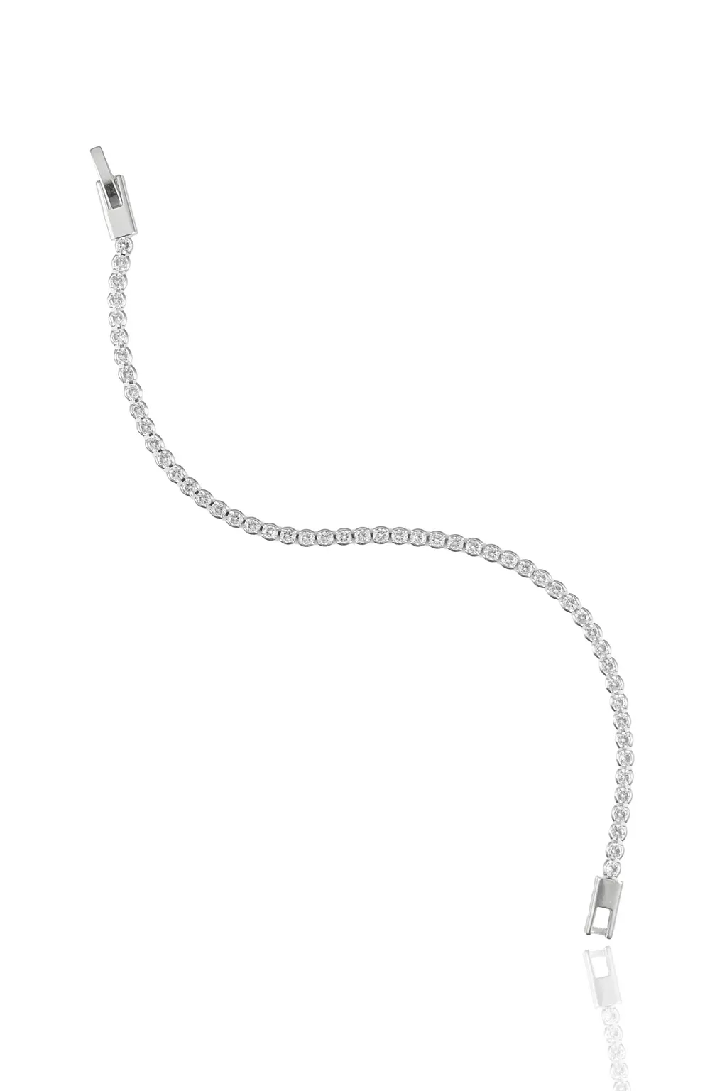 3mm Diamond Tennis Necklace (F236A/I46B)