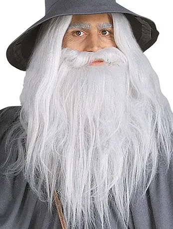 Adult Gandalf Beard and Wig Set