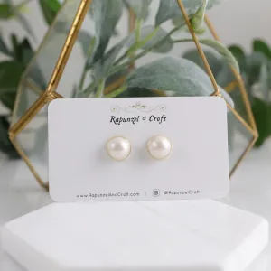 ALANA Faux Pearl Studs