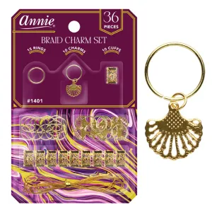 Annie Braid Charm Set, Fan