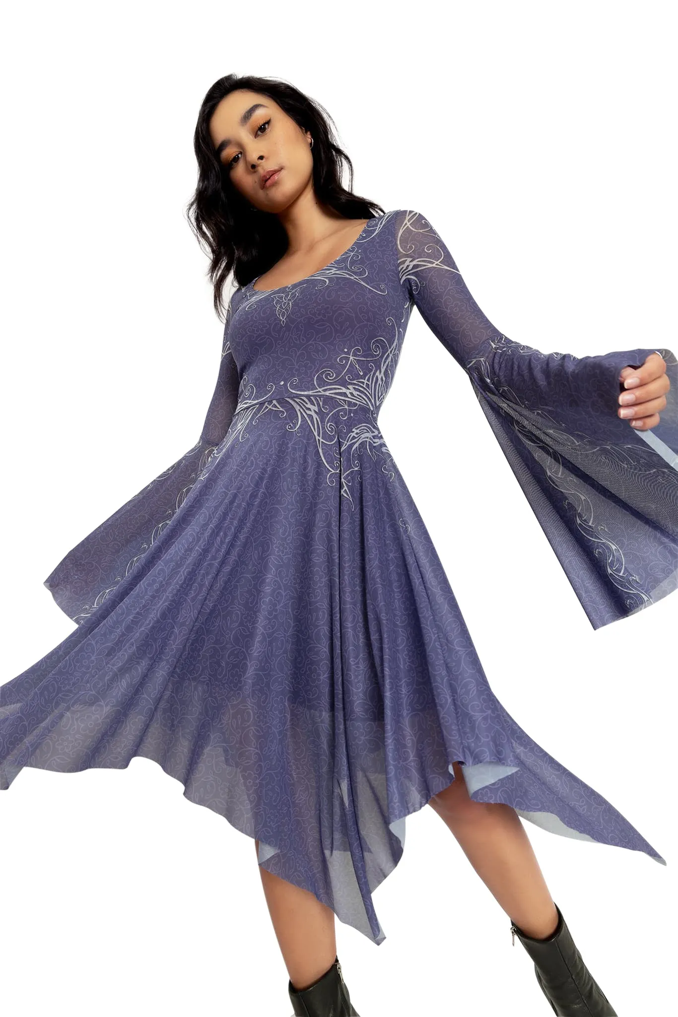 Arwen Undómiel Spectre Handkerchief Dress