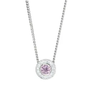 Birth Gems Pink Sapphire Pendant