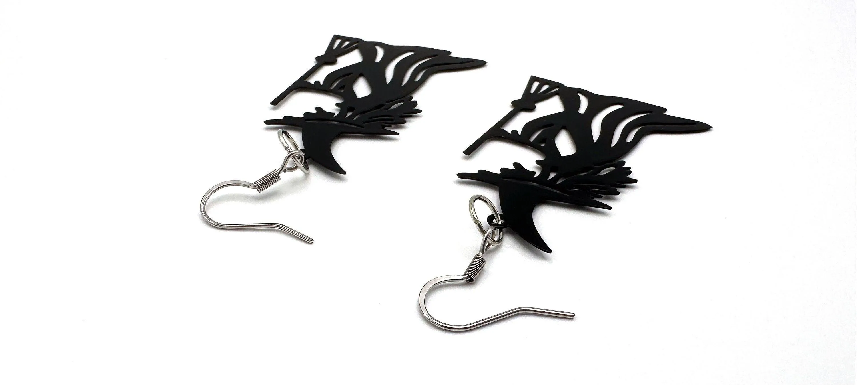 BLACK WITCH EARRINGS | Cast a Spell with Style!