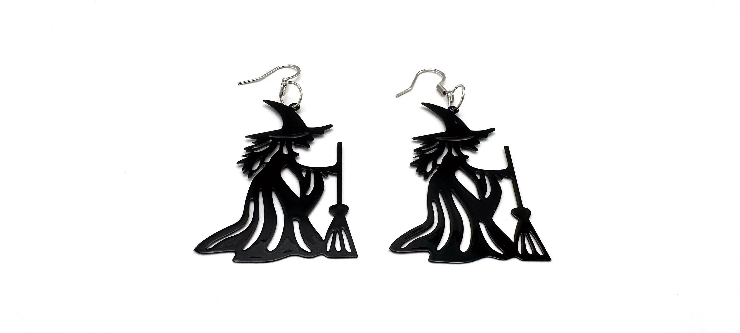 BLACK WITCH EARRINGS | Cast a Spell with Style!