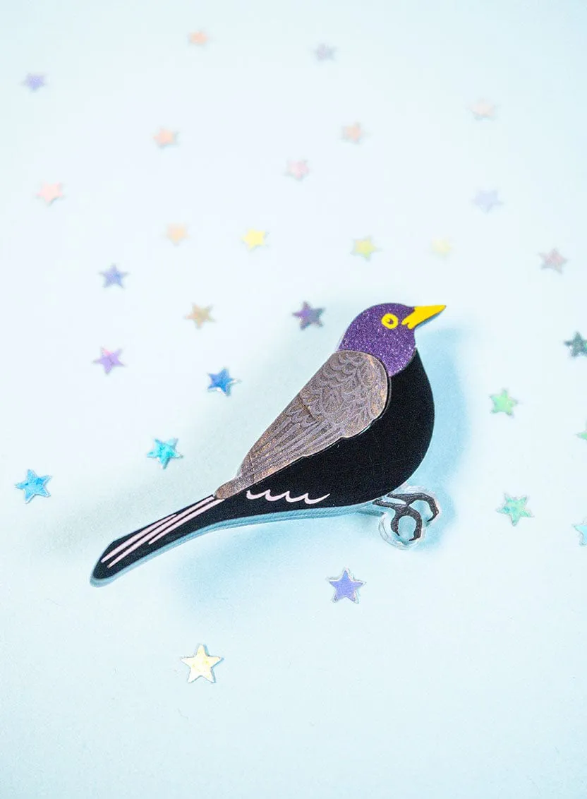 Blackbird Brooch