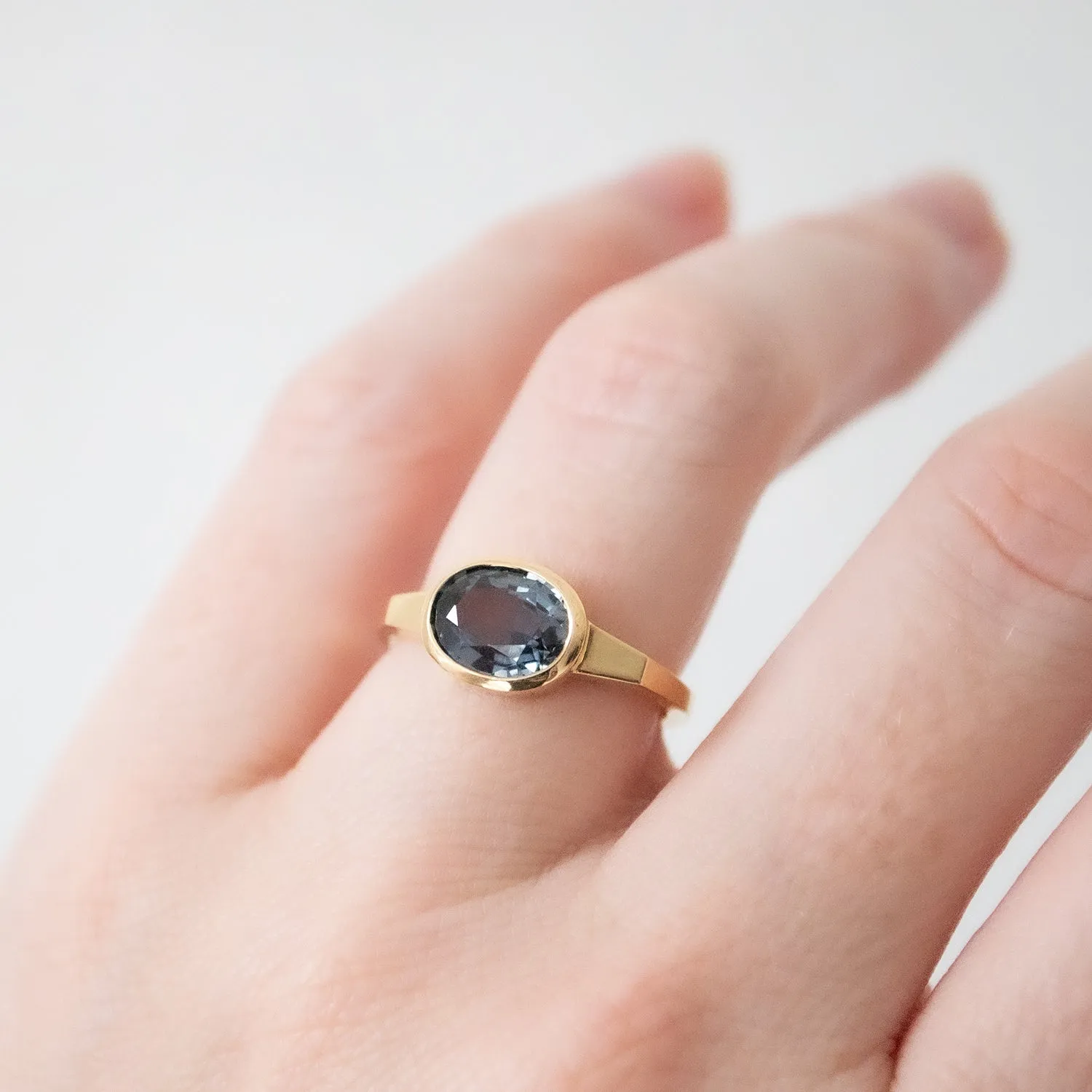 Blue Horizon Sapphire Ring