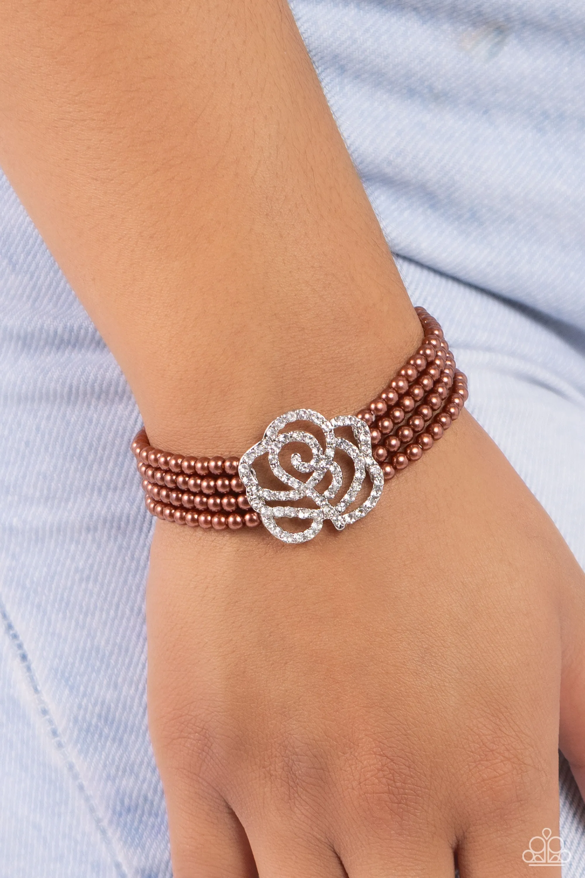 Bracelets Regal Rose - Brown Pearl B2214