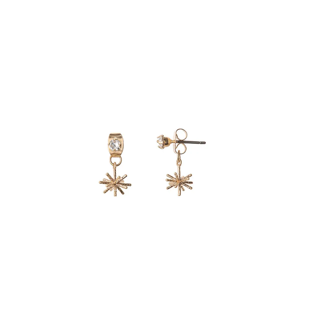 Bright Star Front Back Earrings