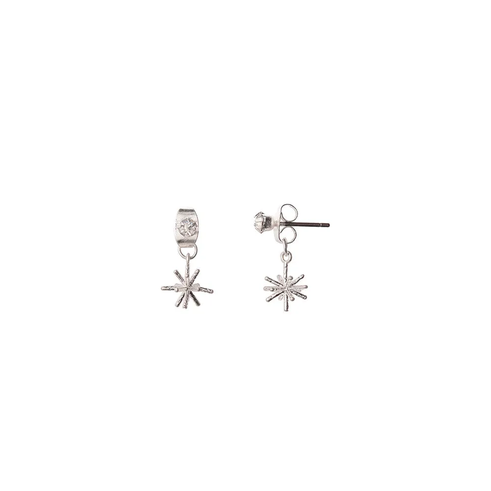 Bright Star Front Back Earrings