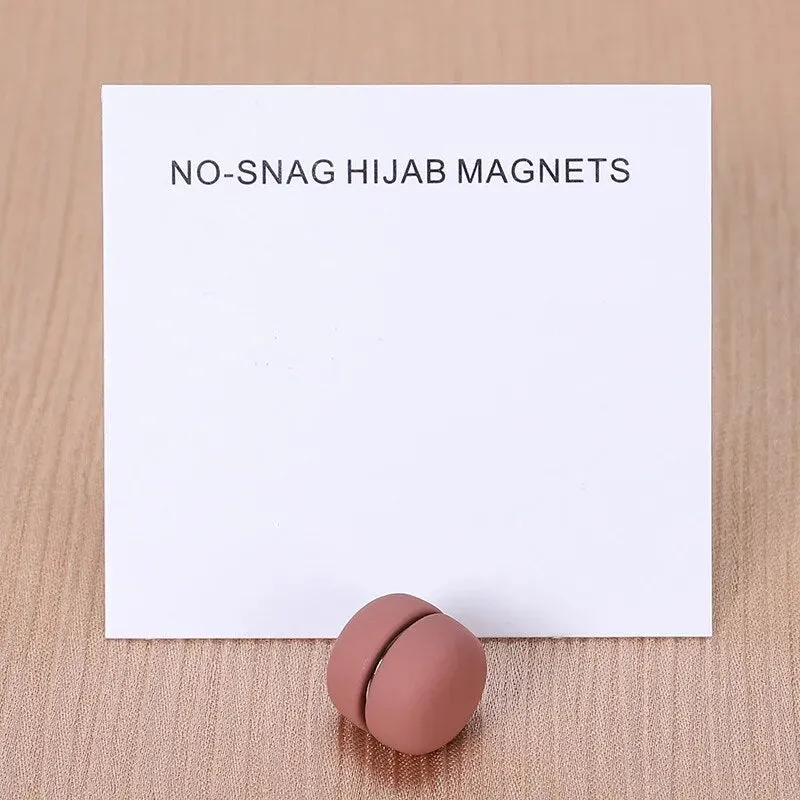 Brooch Metal Magnetic Hijab Button - 31 Colours