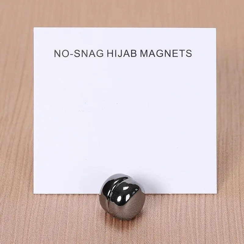 Brooch Metal Magnetic Hijab Button - 31 Colours