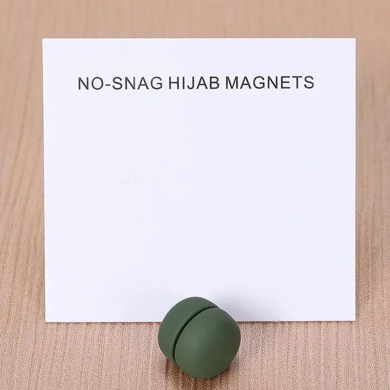 Brooch Metal Magnetic Hijab Button - 31 Colours