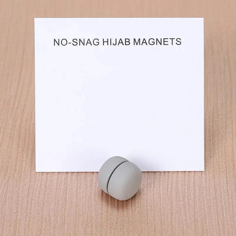 Brooch Metal Magnetic Hijab Button - 31 Colours