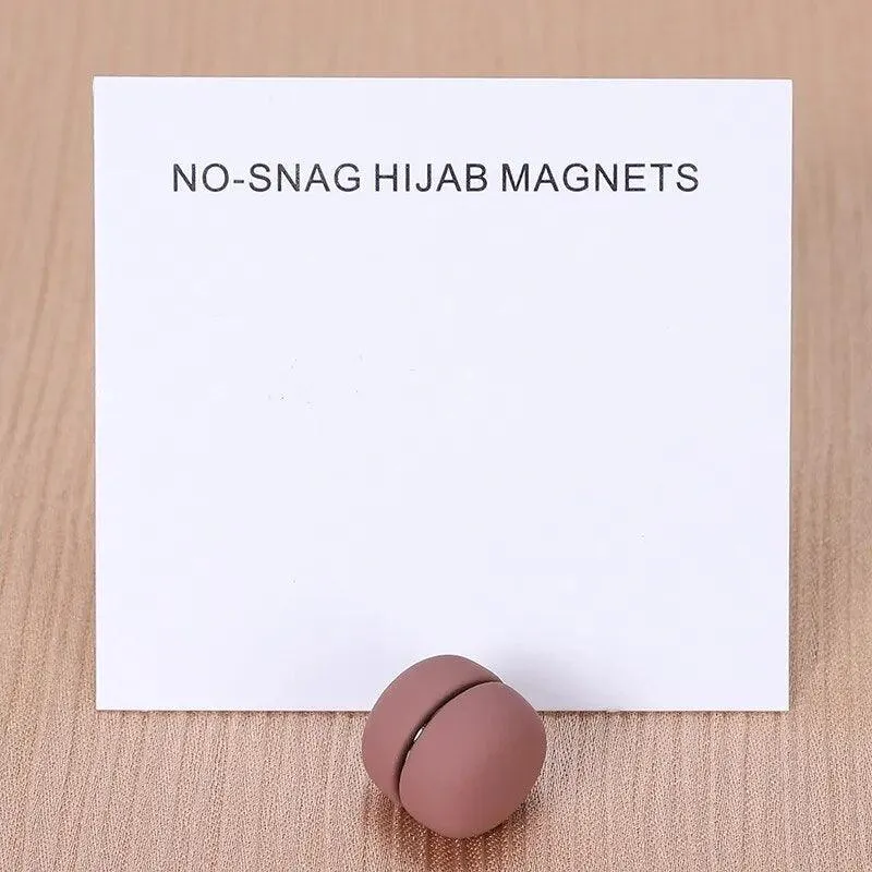 Brooch Metal Magnetic Hijab Button - 31 Colours