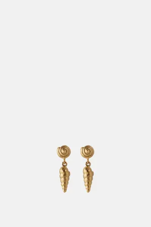 Cocoon Gold Earrings