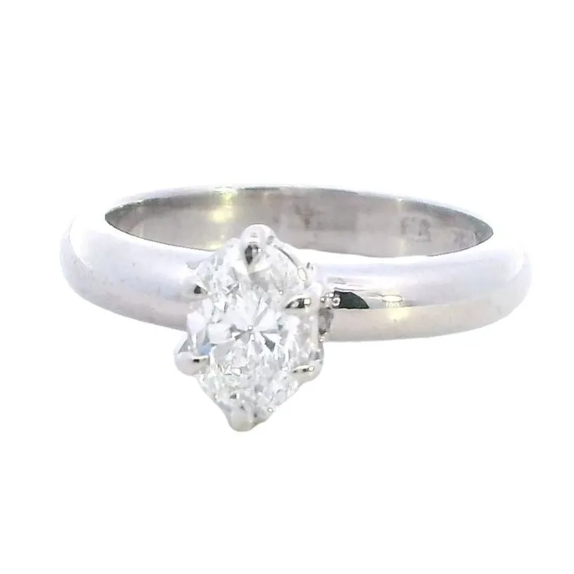 Dazzling White Gold Brilliant-Cut Diamond Ring - A Symphony of Light & Elegance