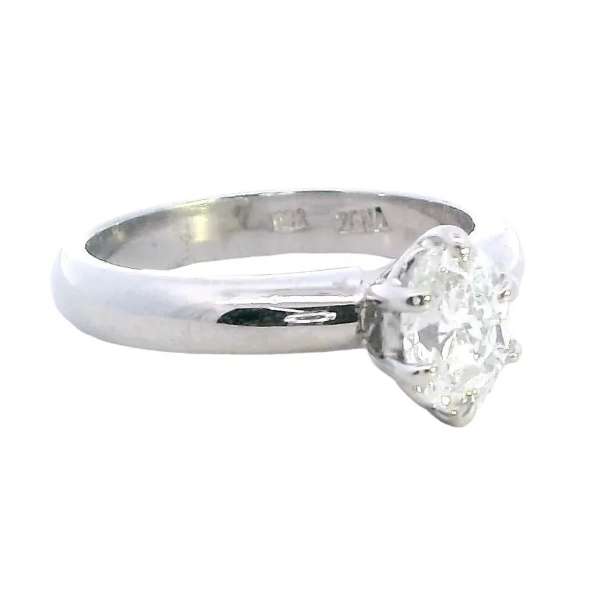 Dazzling White Gold Brilliant-Cut Diamond Ring - A Symphony of Light & Elegance