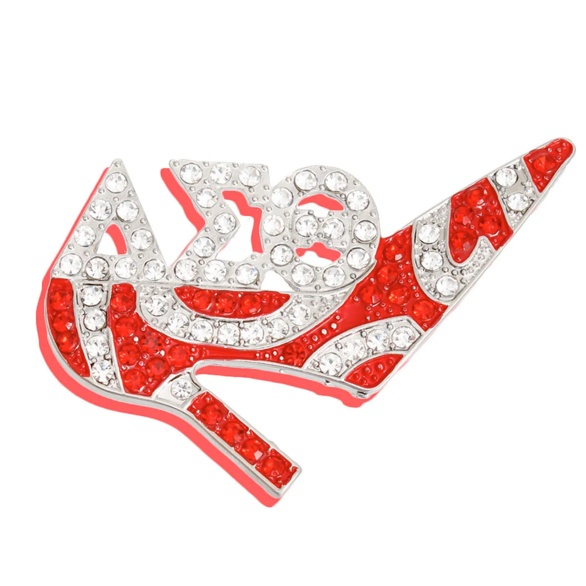 Delta Sigma Theta / DST Brooch Delta Sigma Sorority Inspired Heel Pin for Women