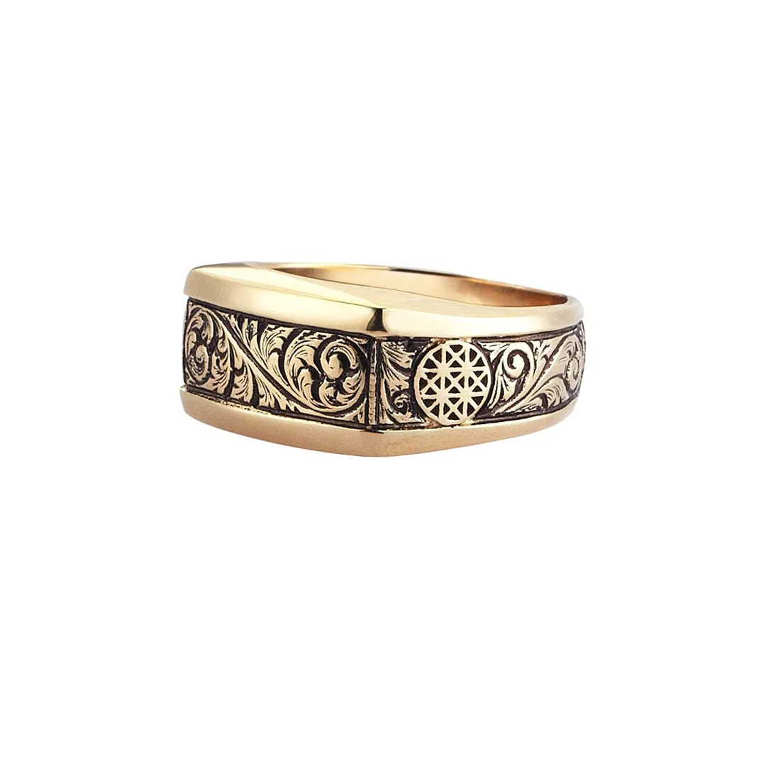 Edge Classic Ring - Solid Gold