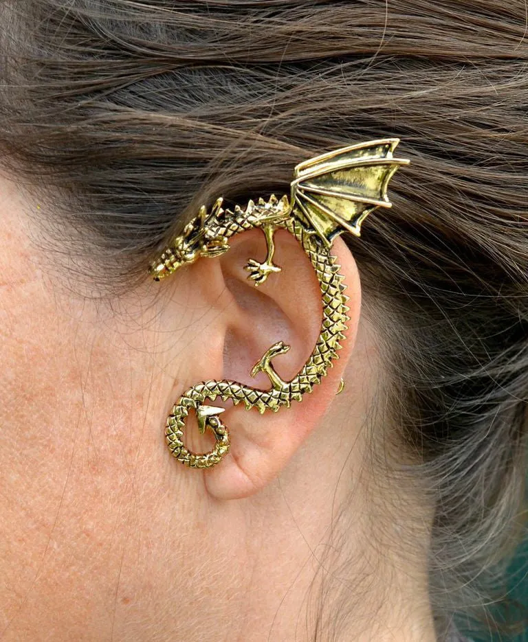 Elf Cuff Dragon Wing - Gold