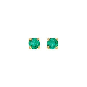 Emerald Stud Earrings