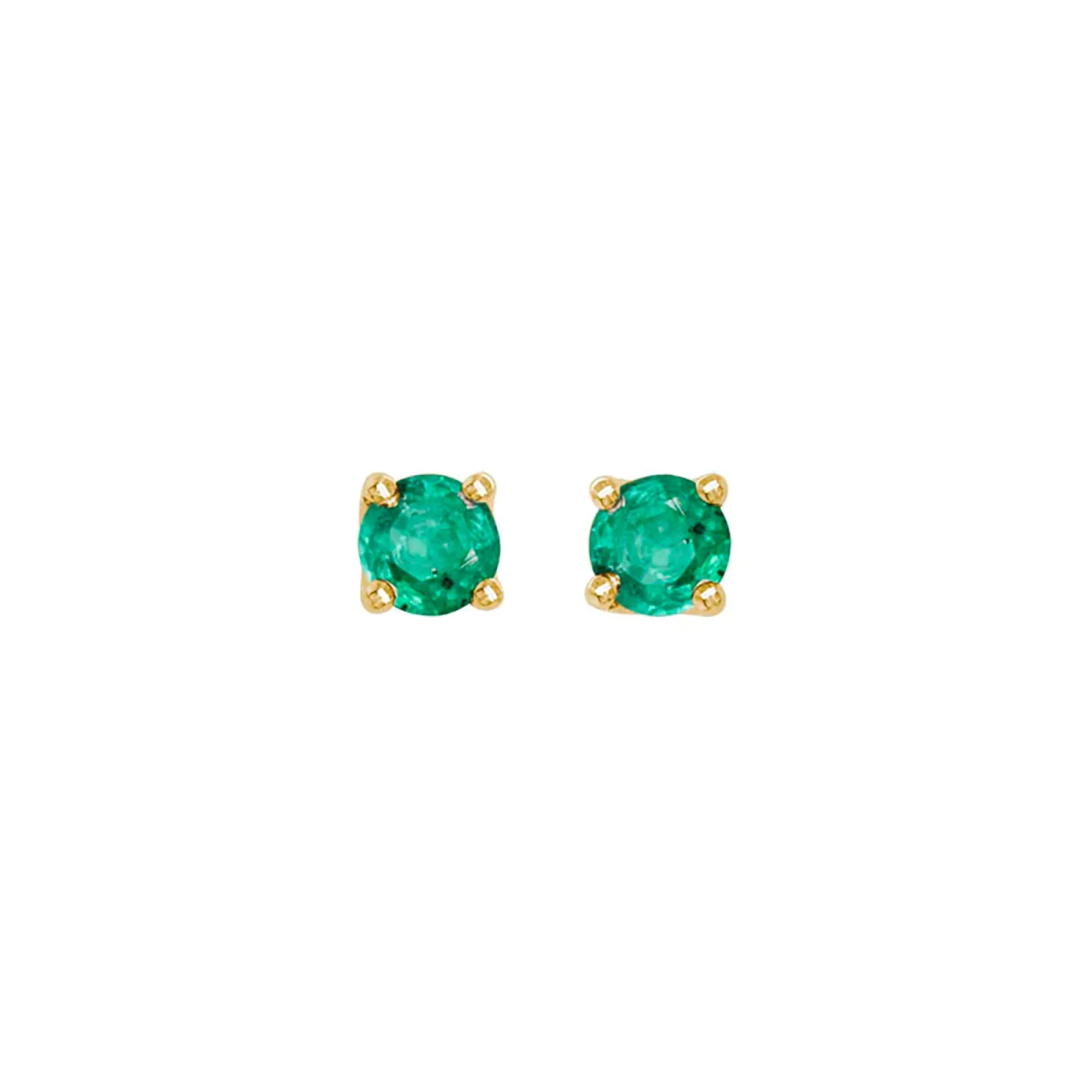 Emerald Stud Earrings