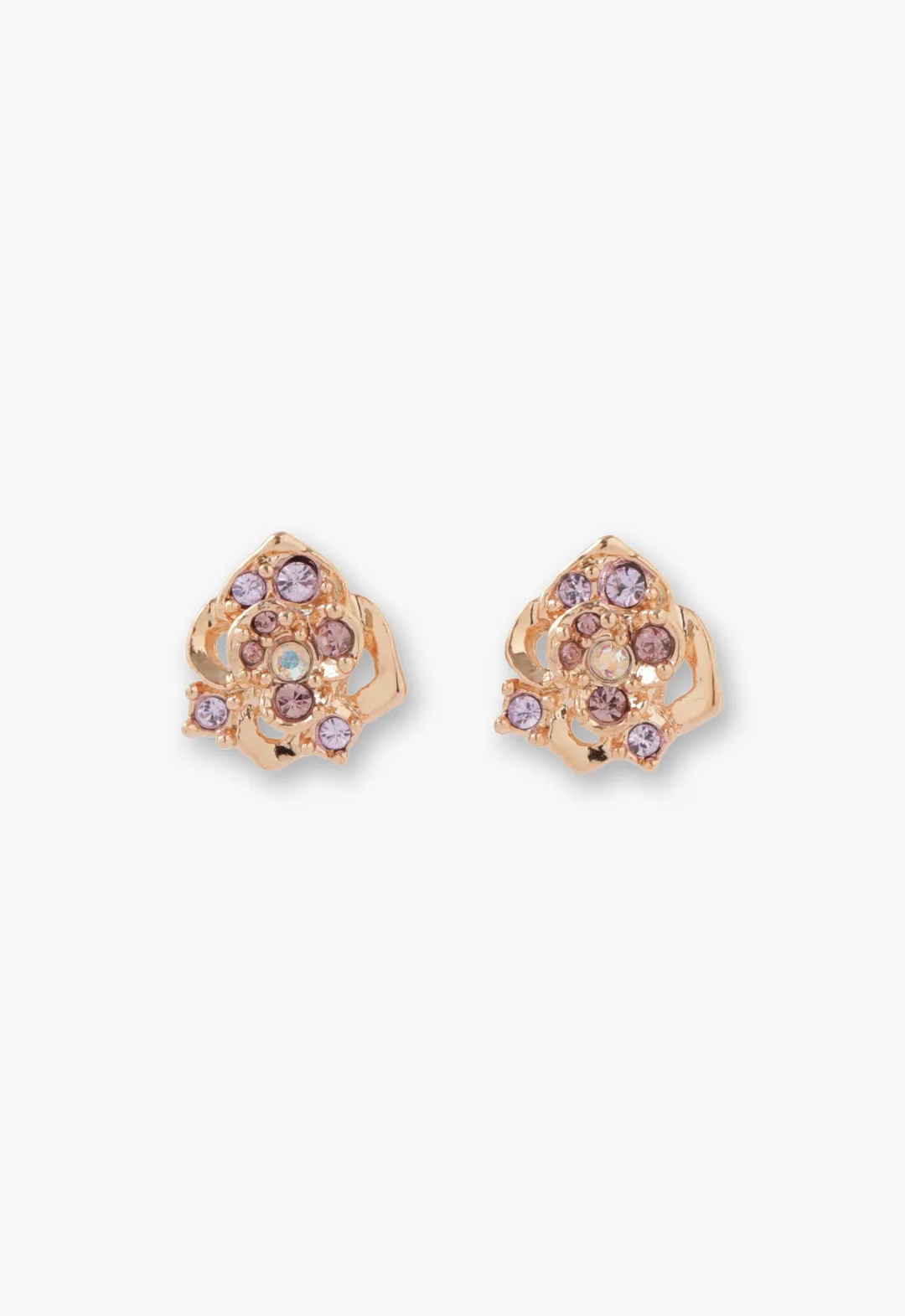 Enchanted Rose Earrings - Rose Gold