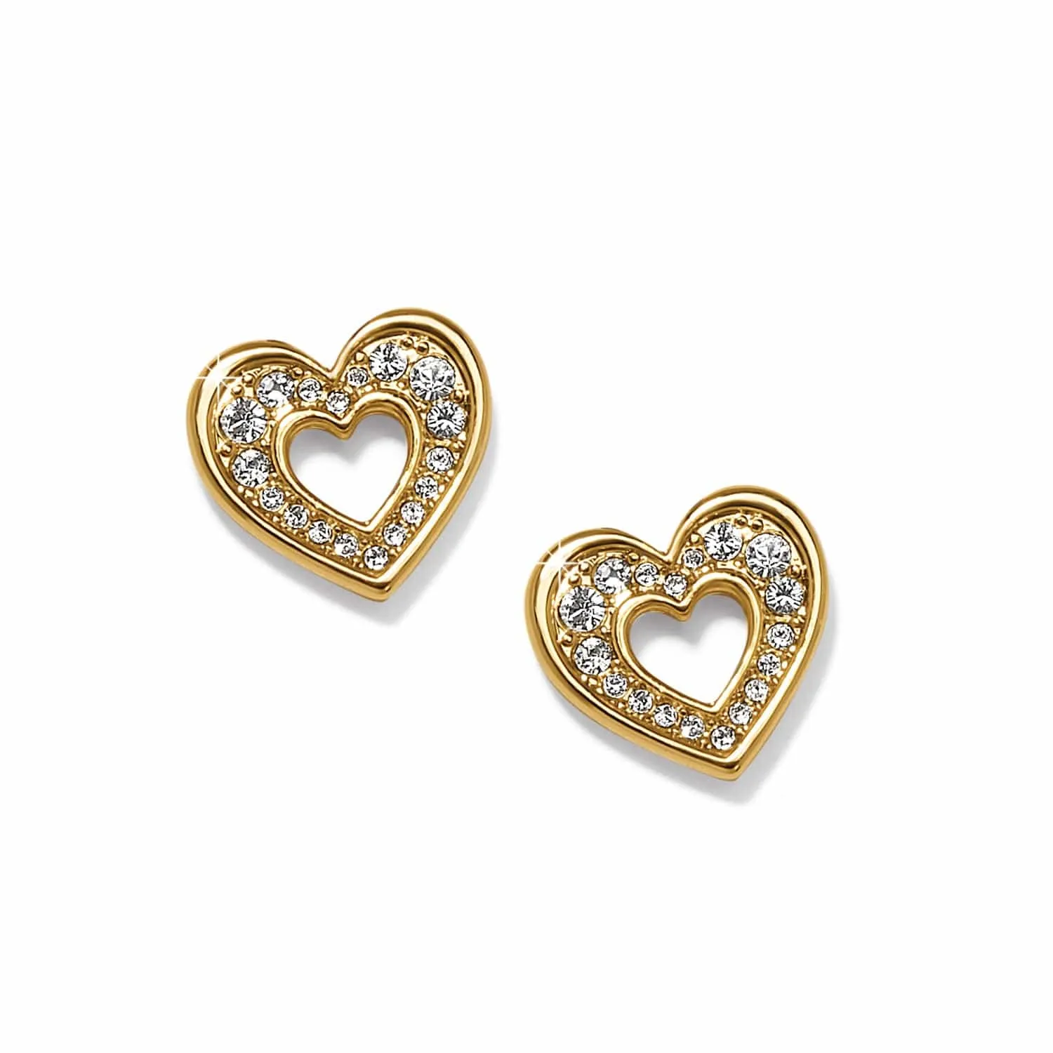 Enchanting Heart Post Earrings