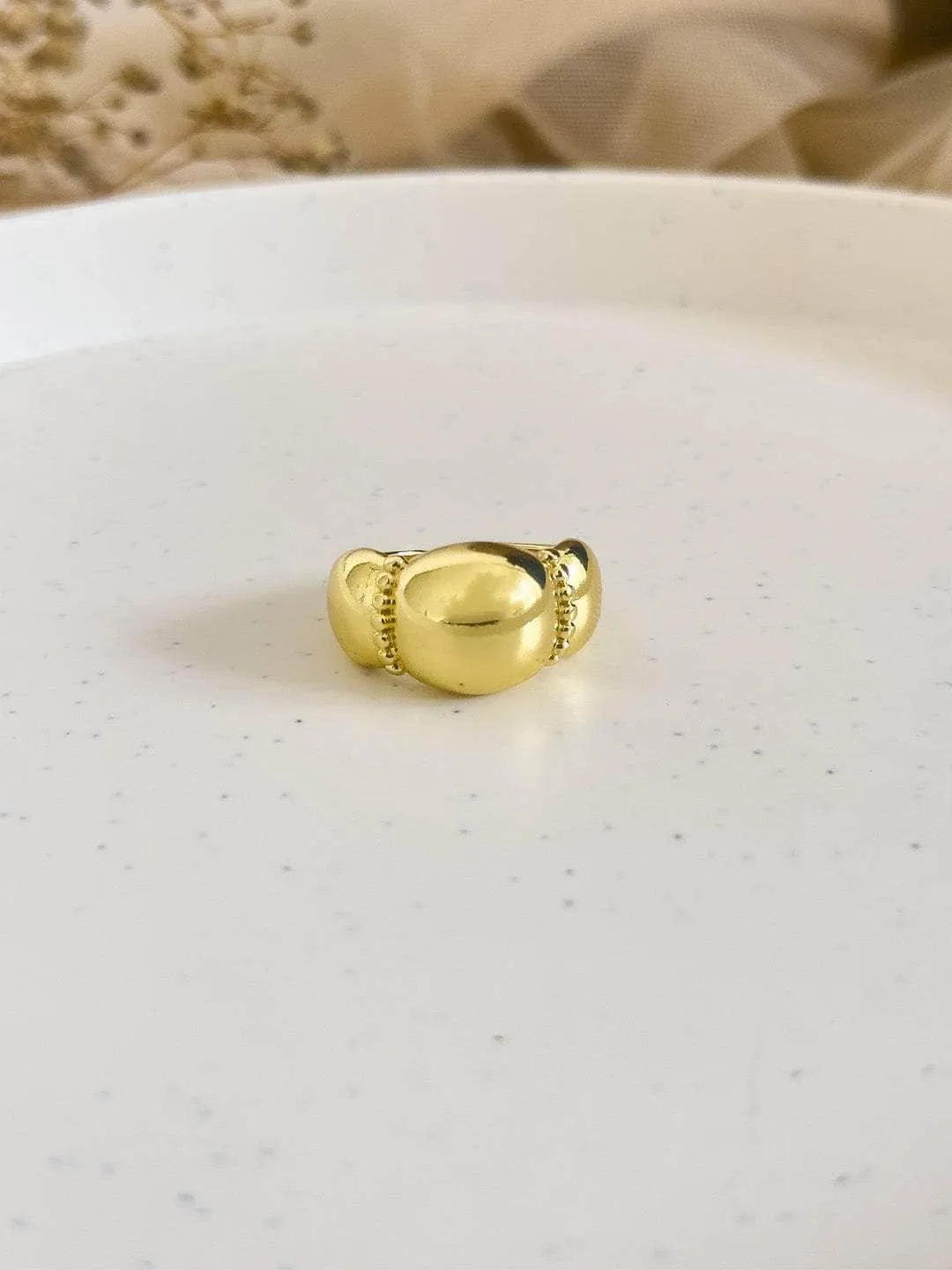 Gold Bubble Ring