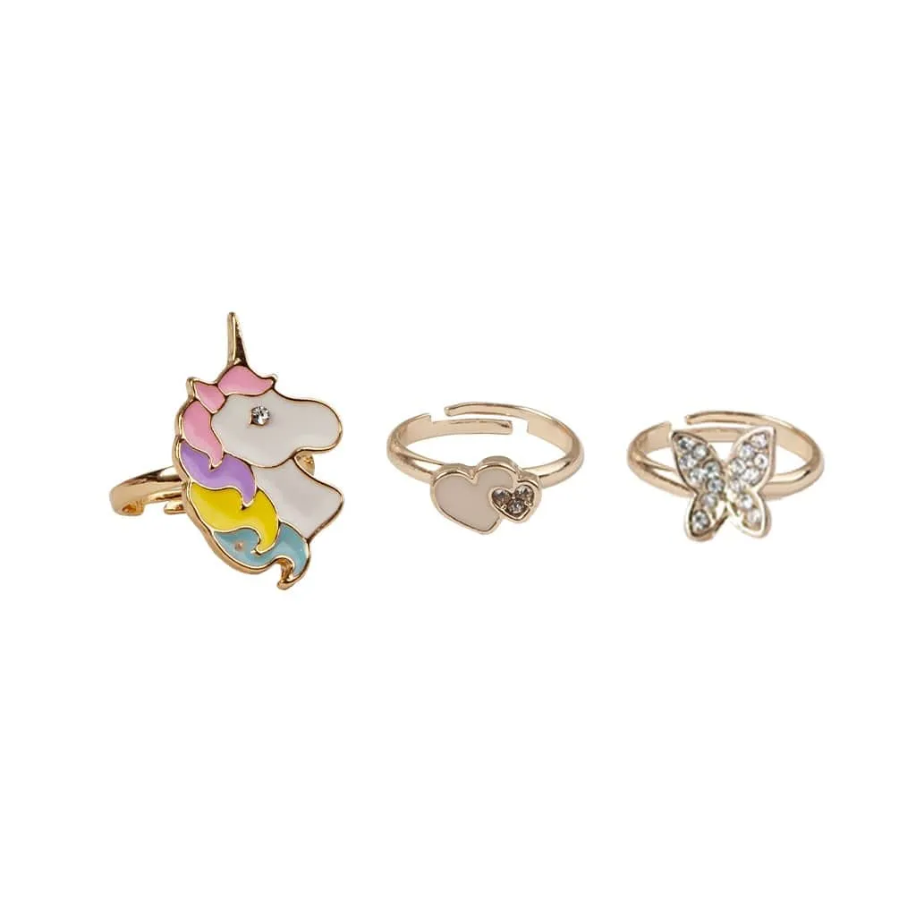 Great Pretenders Boutique Butterfly & Unicorn Ringt