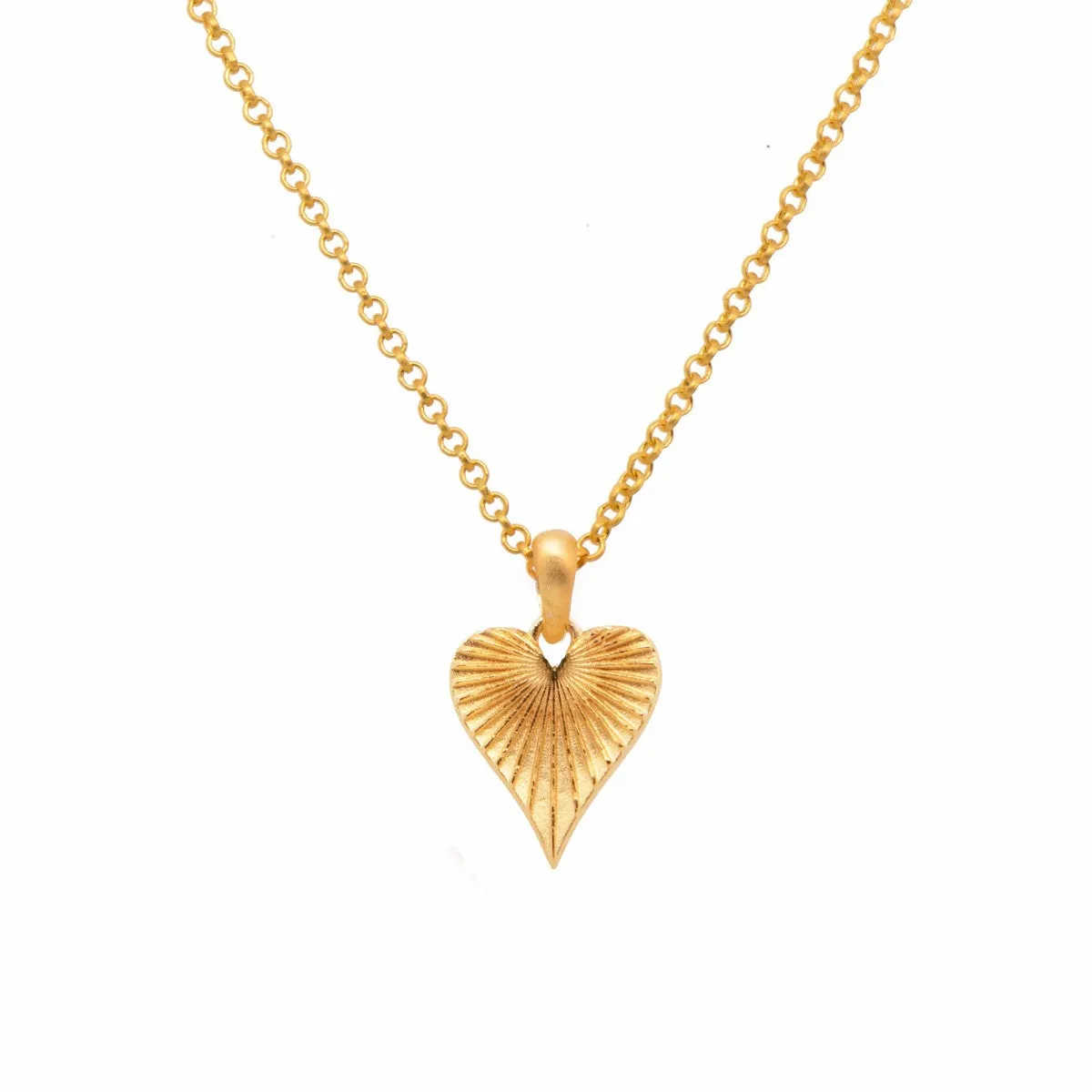 Heart Of Joy No Chain 24K Gold Vermeil Pendant