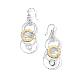 IPPOLITA Chimera Sterling Silver and 18K Yellow Gold Jet Set Dangle Earrings