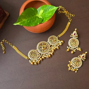 Lakshmi Devi Short Necklace Design