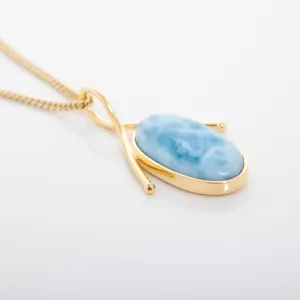 Larimar Vermeil Pendant Eileen