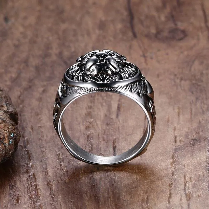 Lion Head Ring