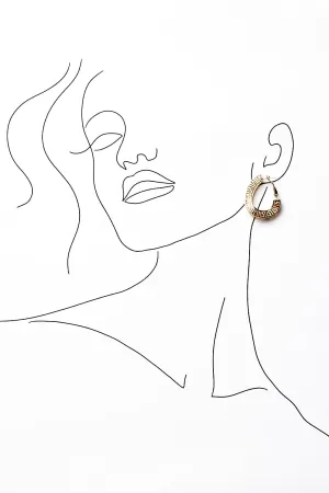 Lorenzo Earrings in Gold