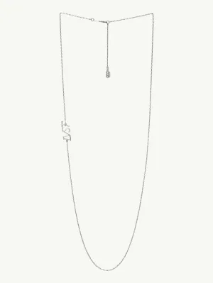 Lust Pendant Necklace In 18K White Gold