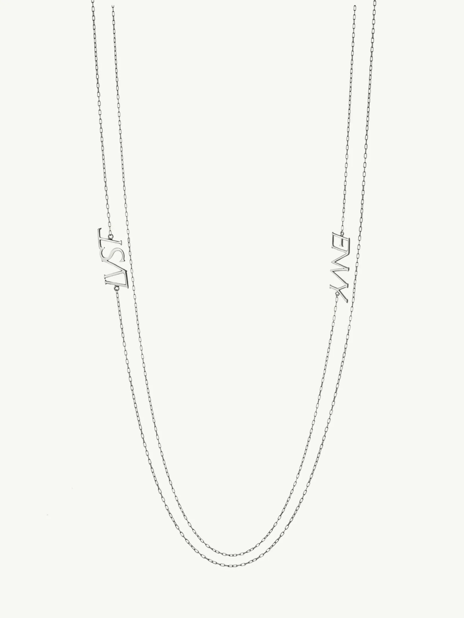 Lust Pendant Necklace In 18K White Gold