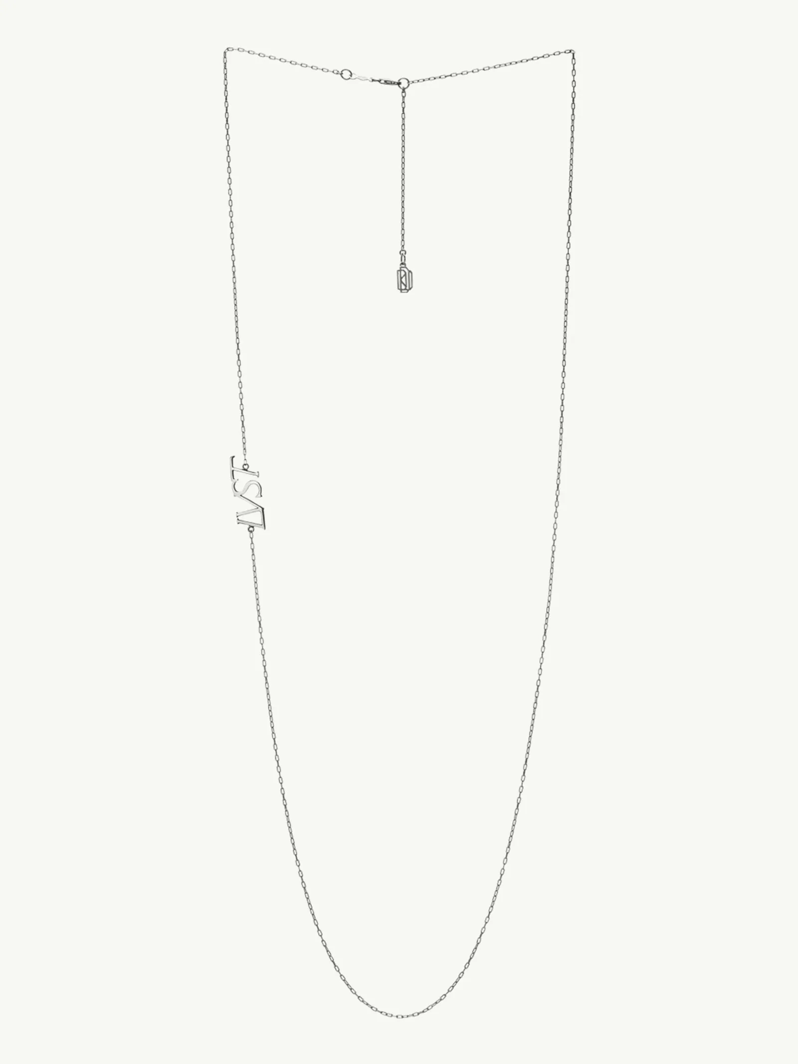 Lust Pendant Necklace In 18K White Gold