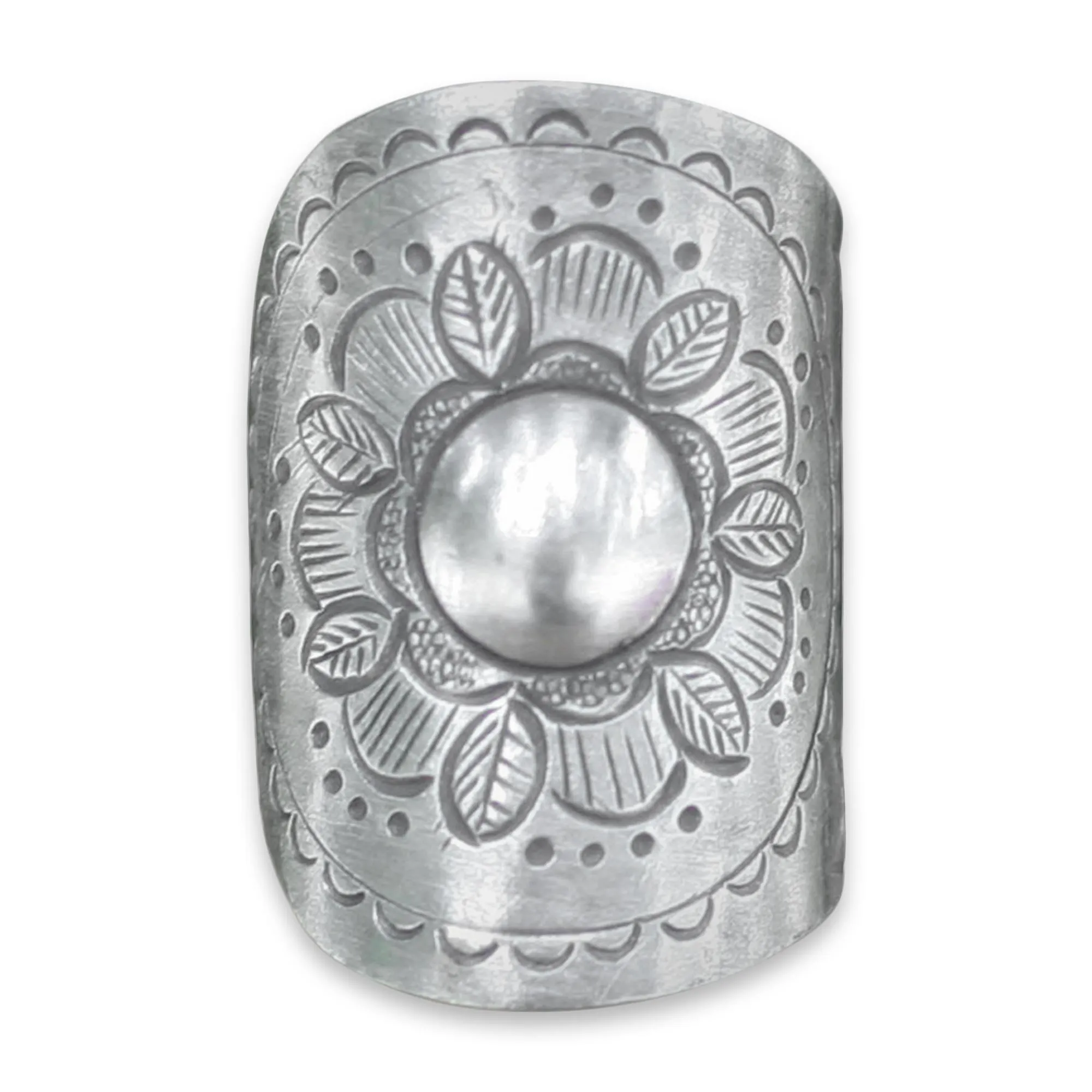 Majestic Sunflower Sterling Silver Ring