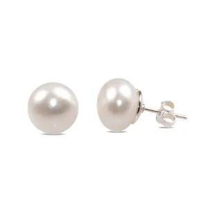 MCJ Earrings Fresh Water Pearl Studs Large