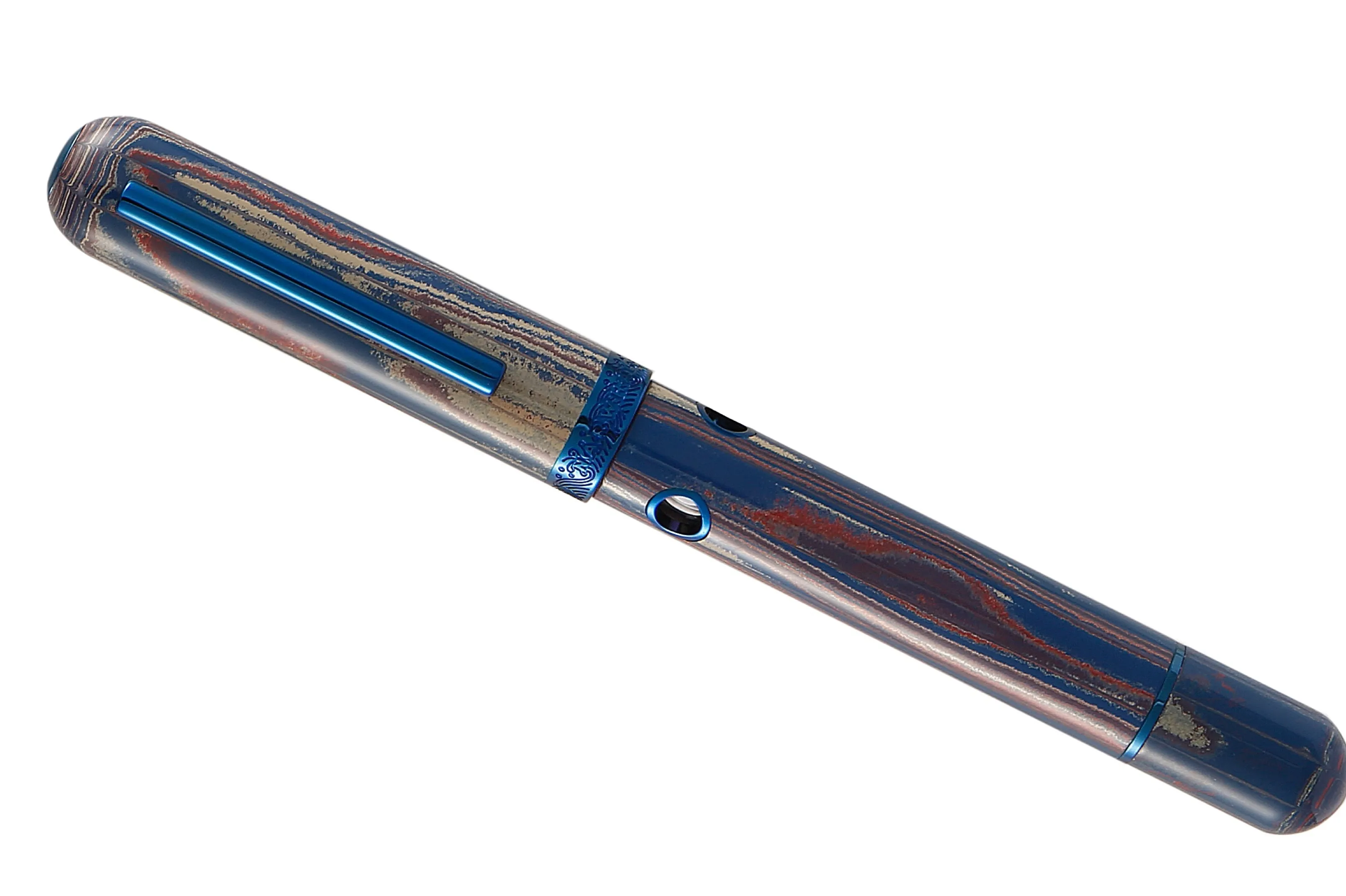 Nahvalur Nautilus The Blue Ringed Fountain Pen