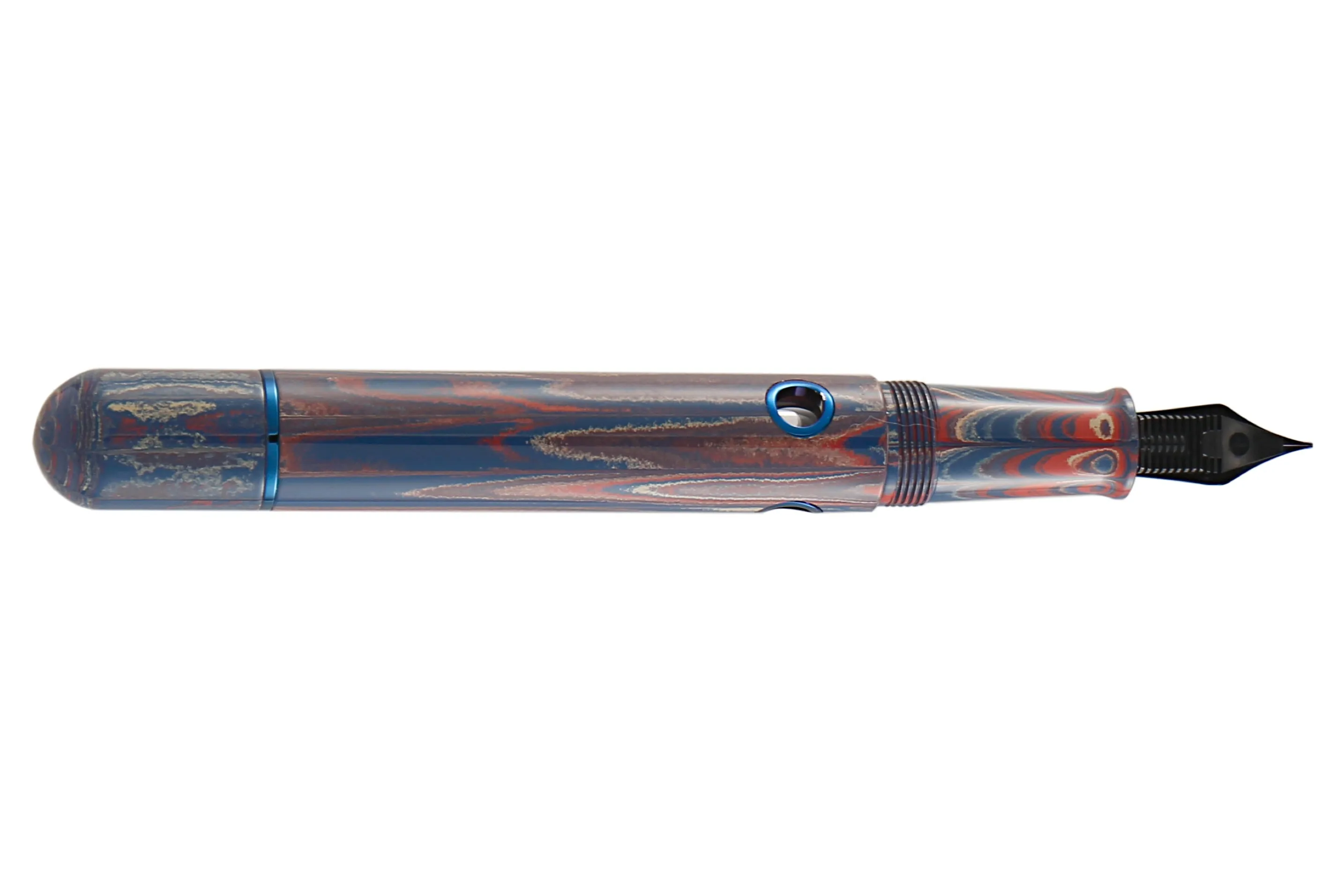 Nahvalur Nautilus The Blue Ringed Fountain Pen