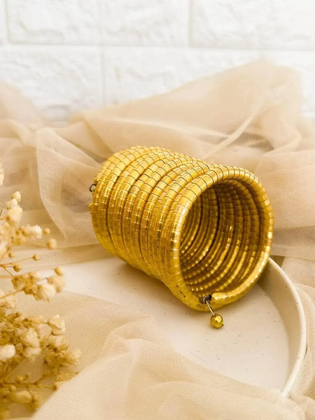 Neha Shetty In Stackable Bracelets Gold