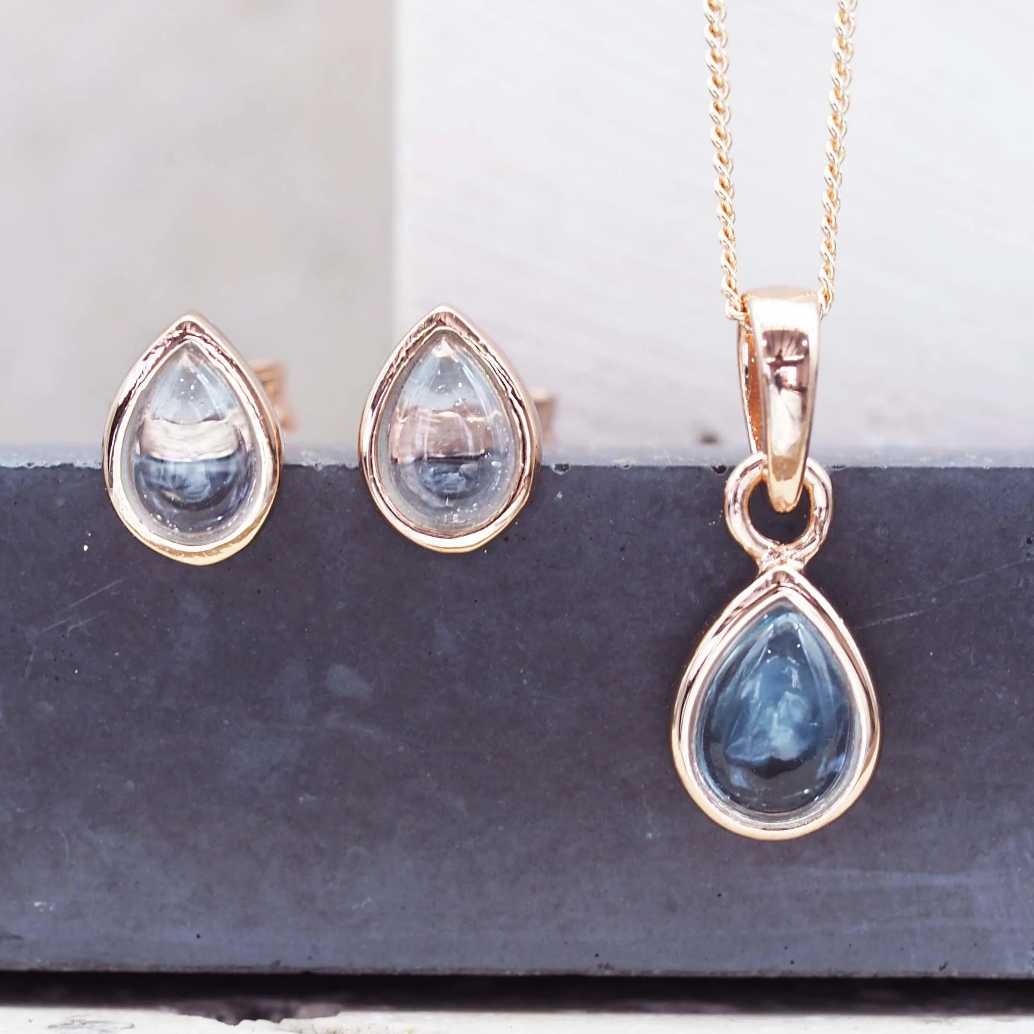 November Birthstone Jewellery Set - Topaz Jewellery