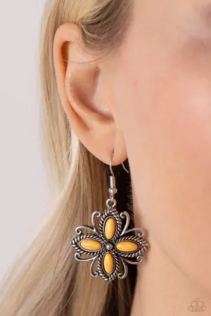 Paparazzi Earring ~ Badlands Ballad - Yellow