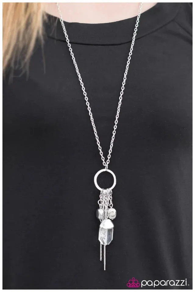 Paparazzi Necklace ~ Sorceress - White