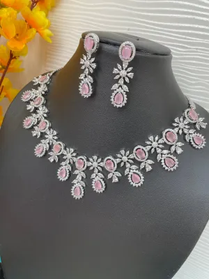 Pink Choker Layer Necklace-Elegance7